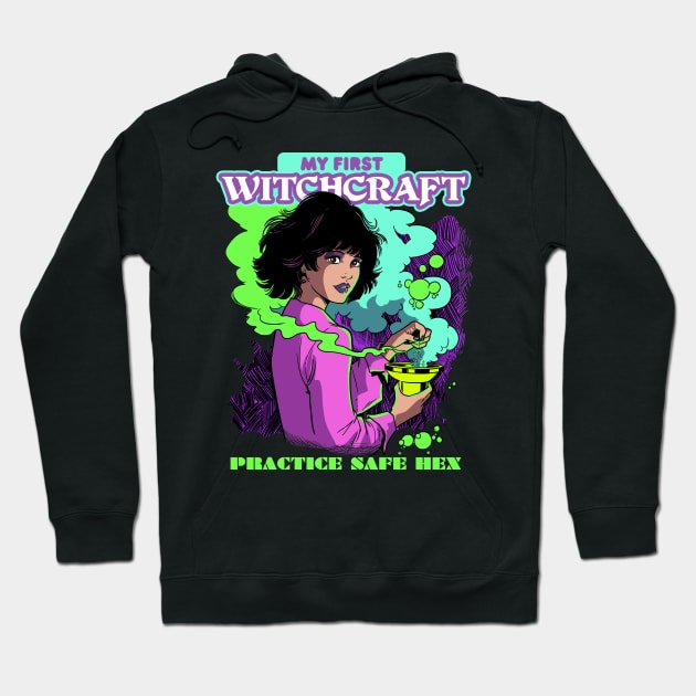 My first Witchcraft Practice safe Hex Sexy Witch girl Hoodie by Juandamurai